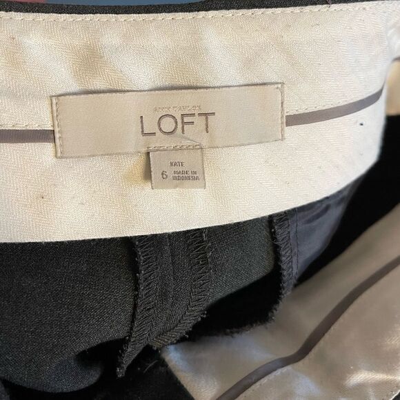 LOFT Kate Pant in Dark Charcoal Gray || SZ 6 - Picture 13 of 15